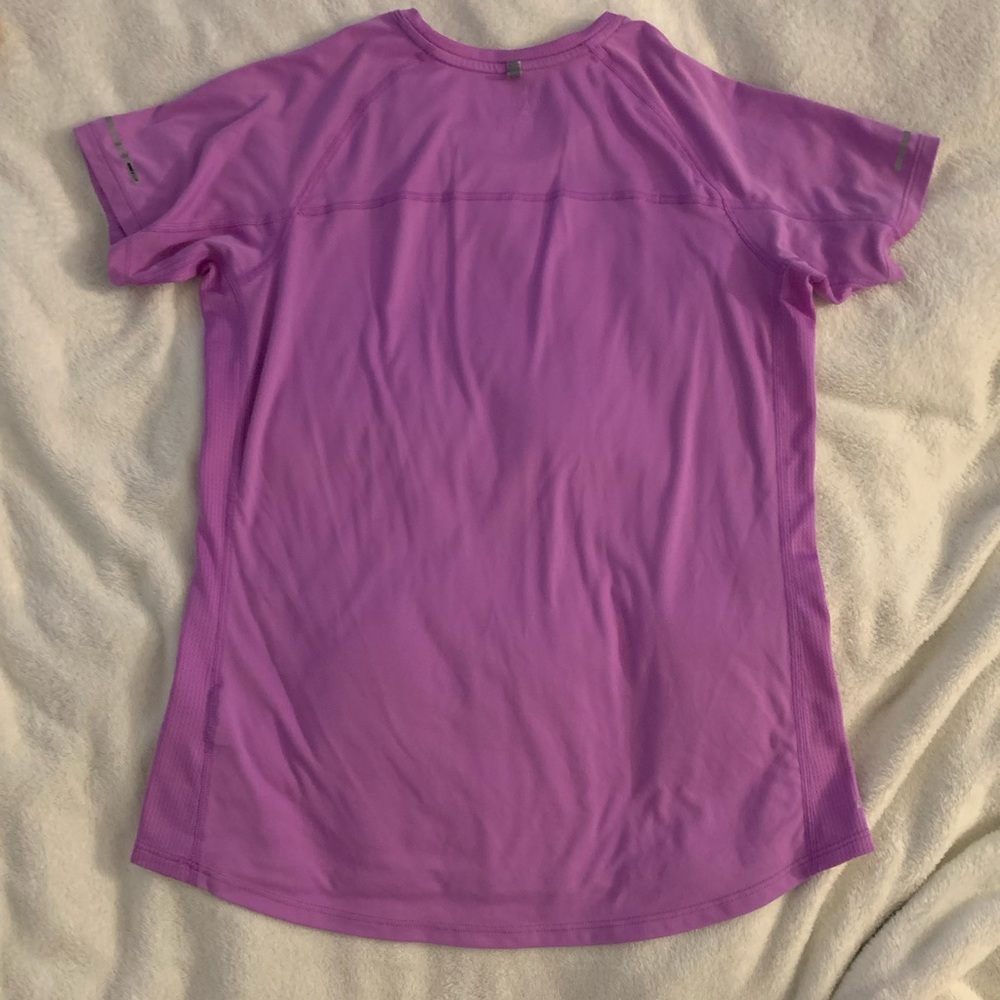 Nike Miler DRI-FIT Women’s Running Short Sleeve T Shirt Active Purple Large - Picture 6 of 10